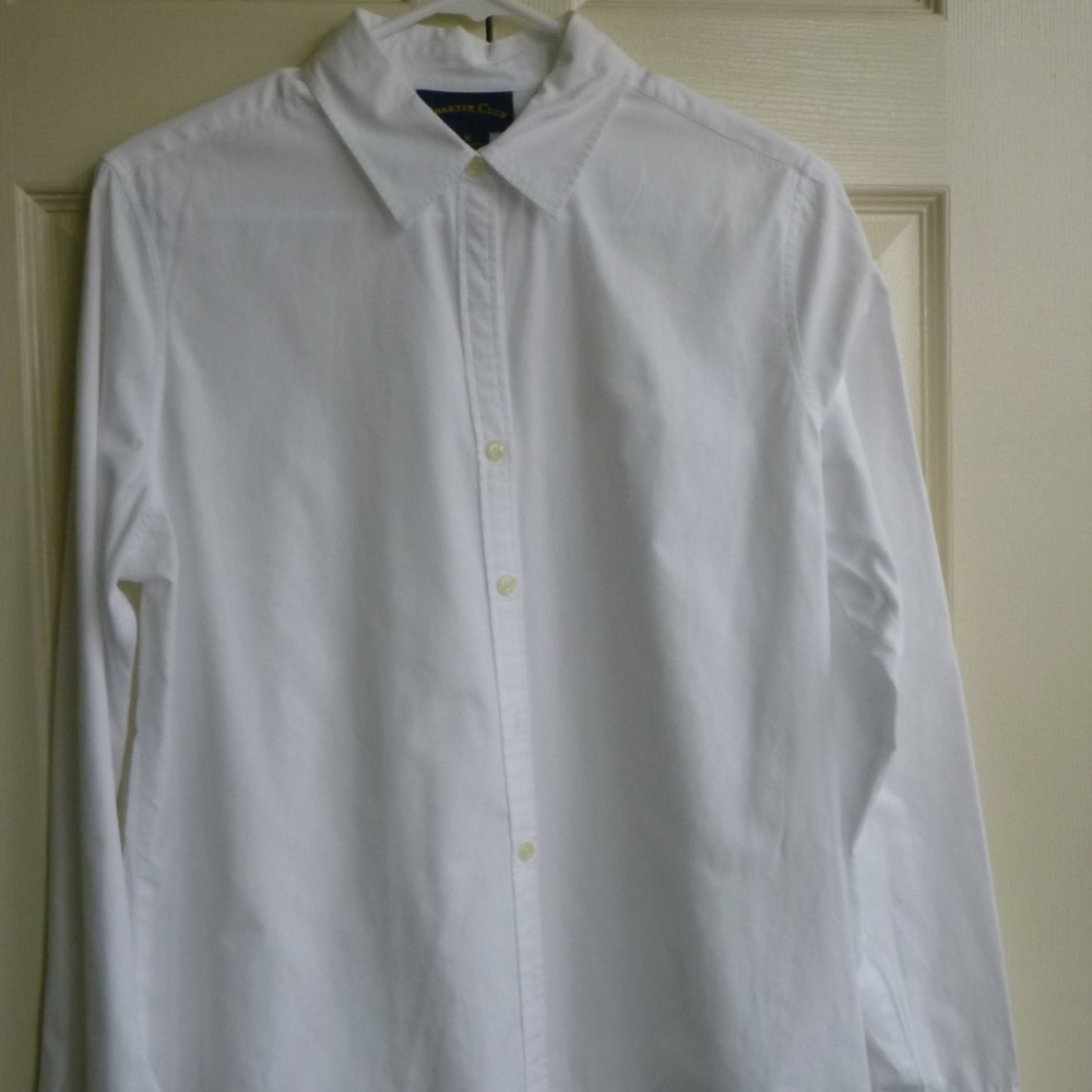Charter Club white button down shirt